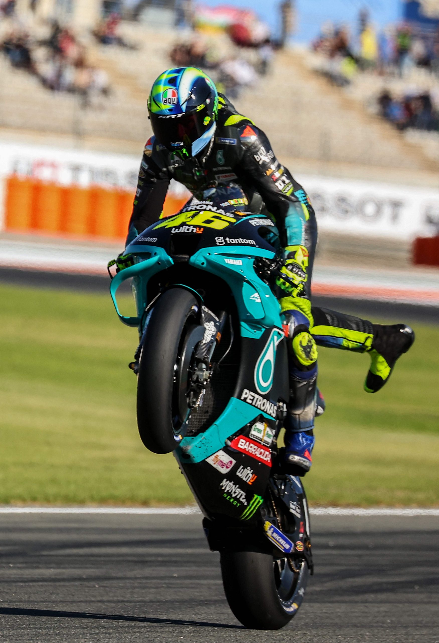 华伦西亚站第10名发车  罗西告别之战