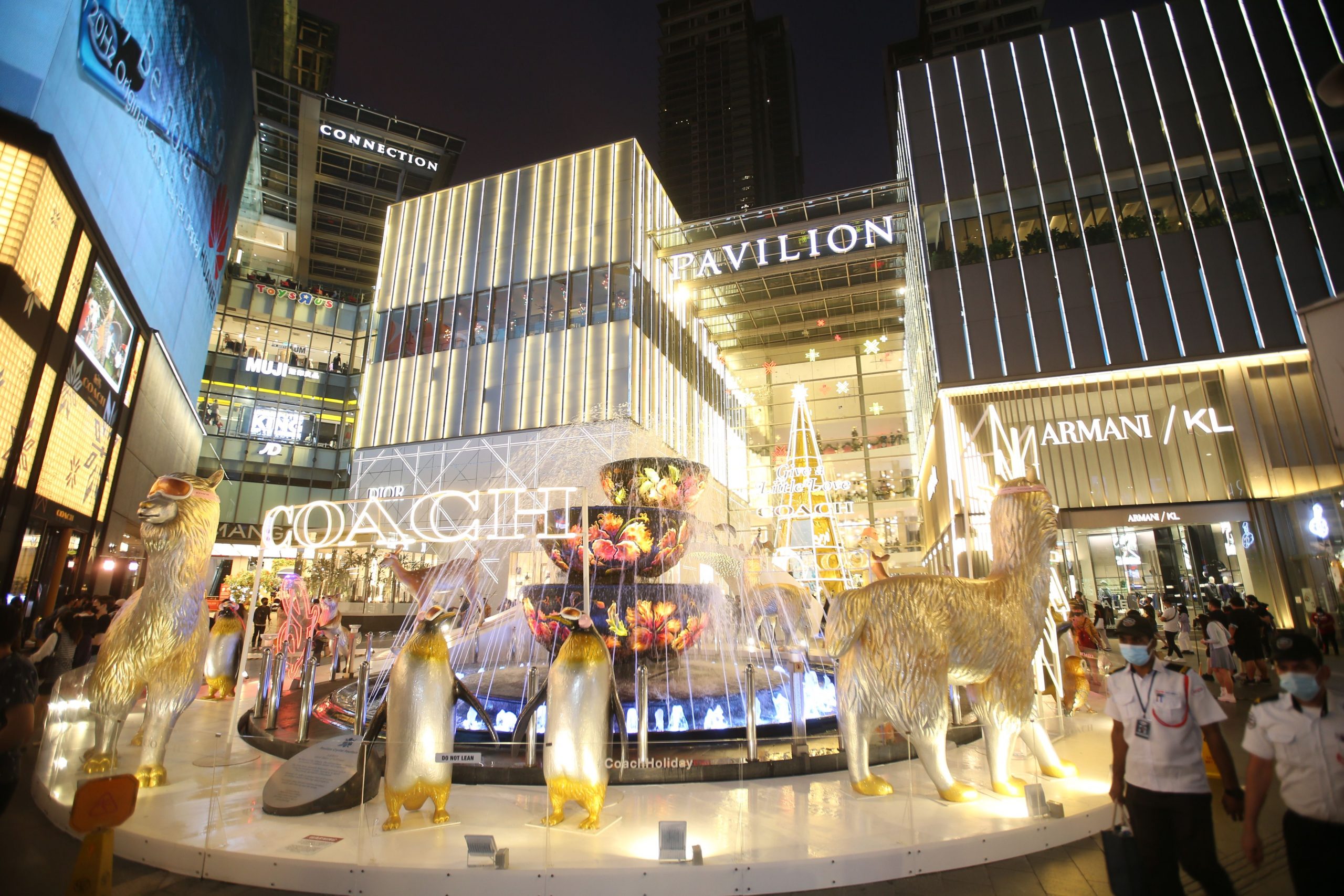 大都会/副文/吉隆坡柏威年广场圣诞装饰 5图