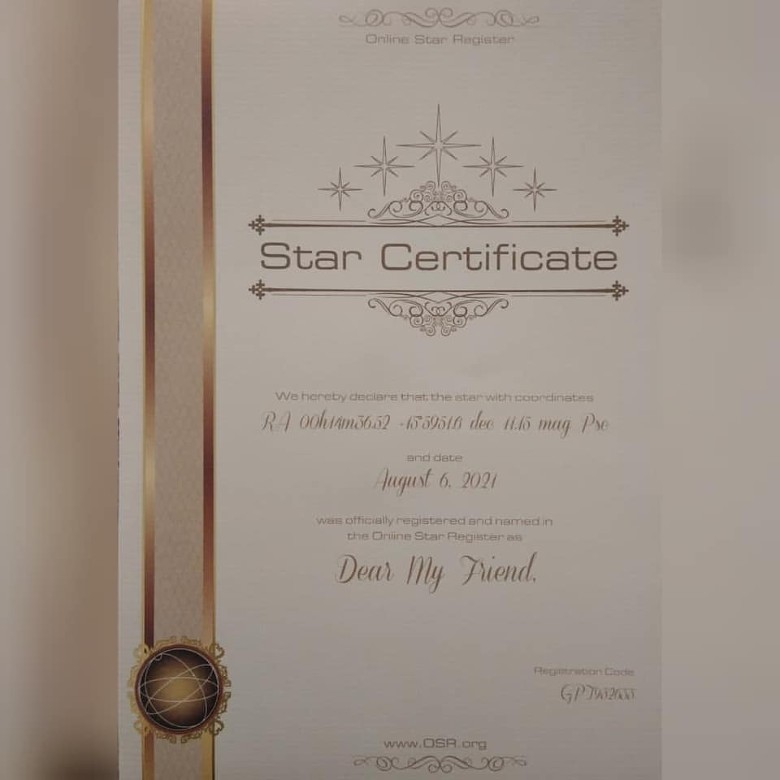 姜涛MV再破千万点击 姜糖赠同名星星