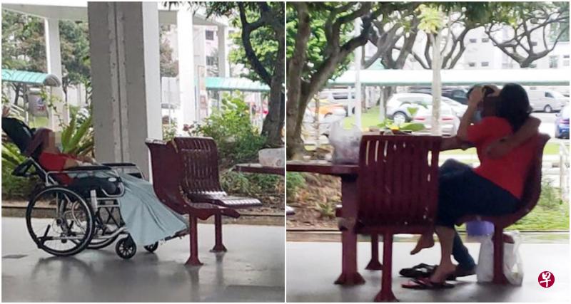 当着轮椅老雇主面前 女佣与男子亲嘴缠绵2小时