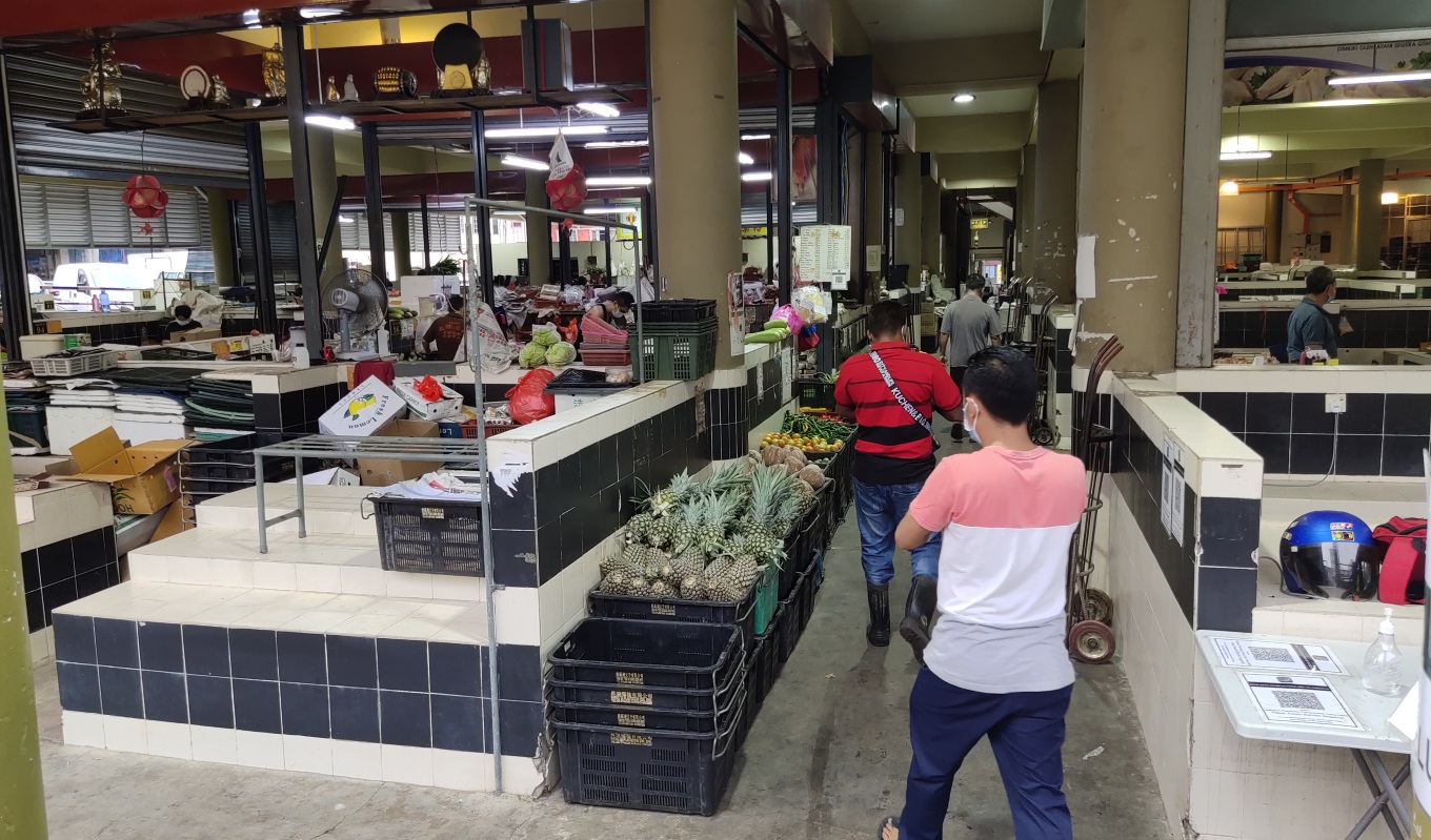 柔︰感染群告一段落,昔巴刹全面复业