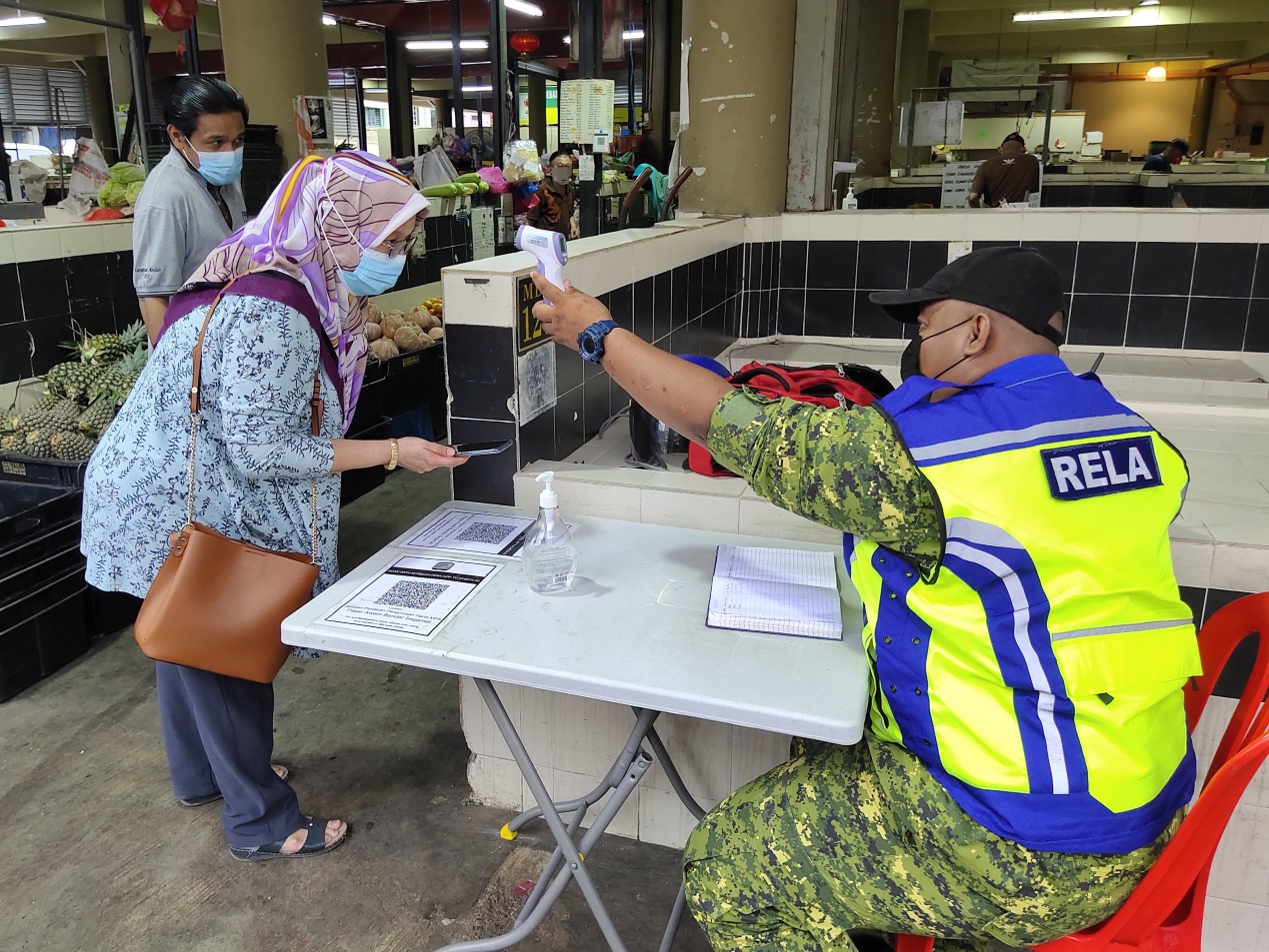 柔︰感染群告一段落,昔巴刹全面复业