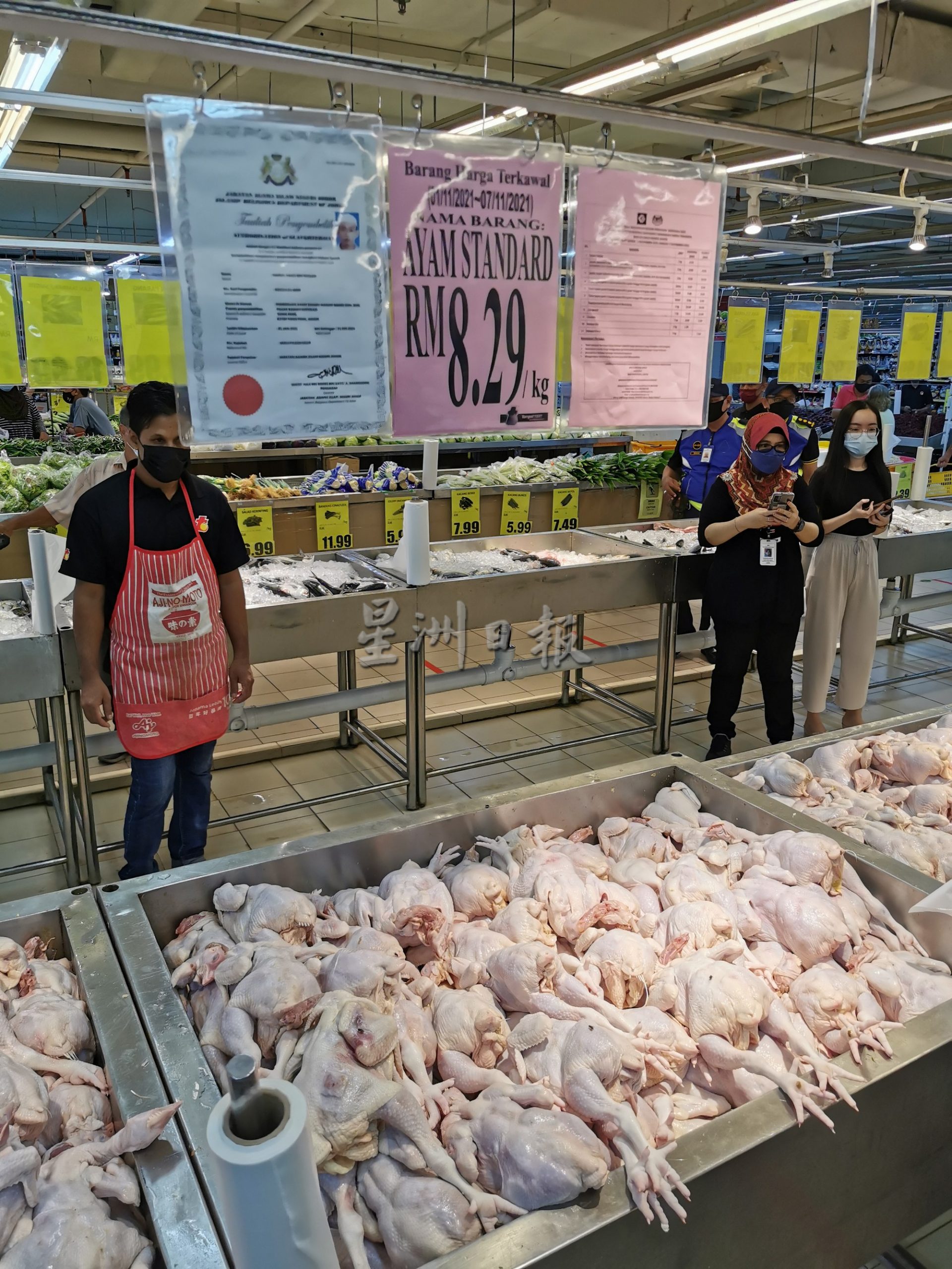 柔:张发虎:州政府拟规定零售业者,须标示价格以保护消费者