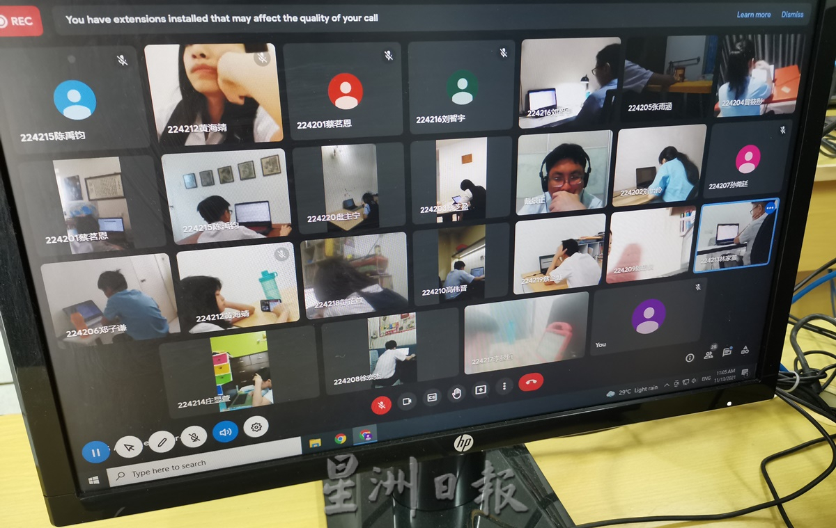 柔:新闻:古来宽中1381新生应考 录下考试过程方便回看追踪