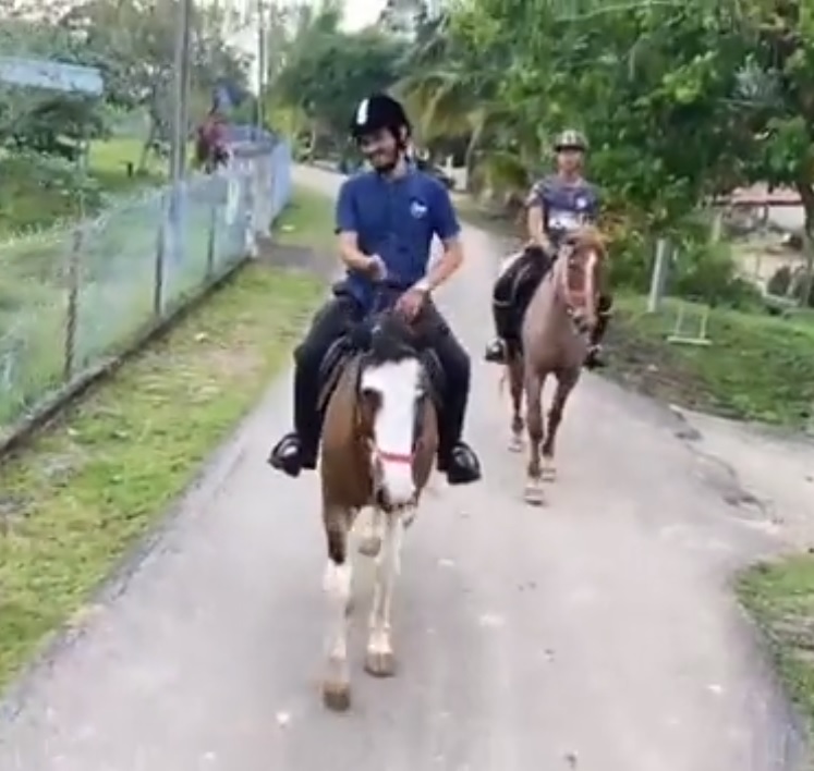 竞选出奇招 独立候选人竟骑马入村拜票