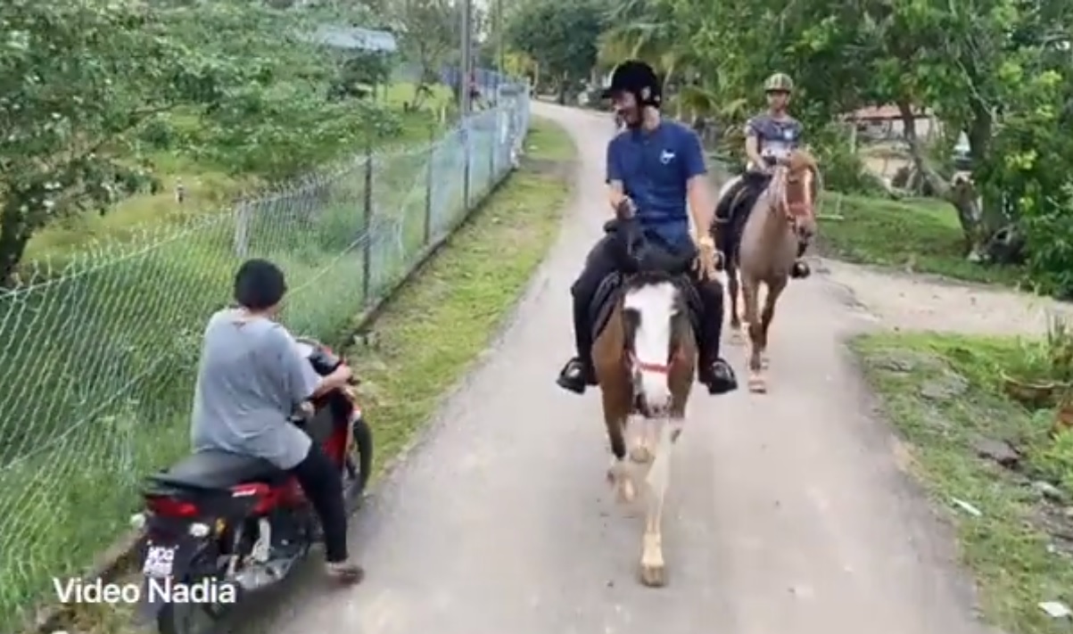 竞选出奇招 独立候选人竟骑马入村拜票