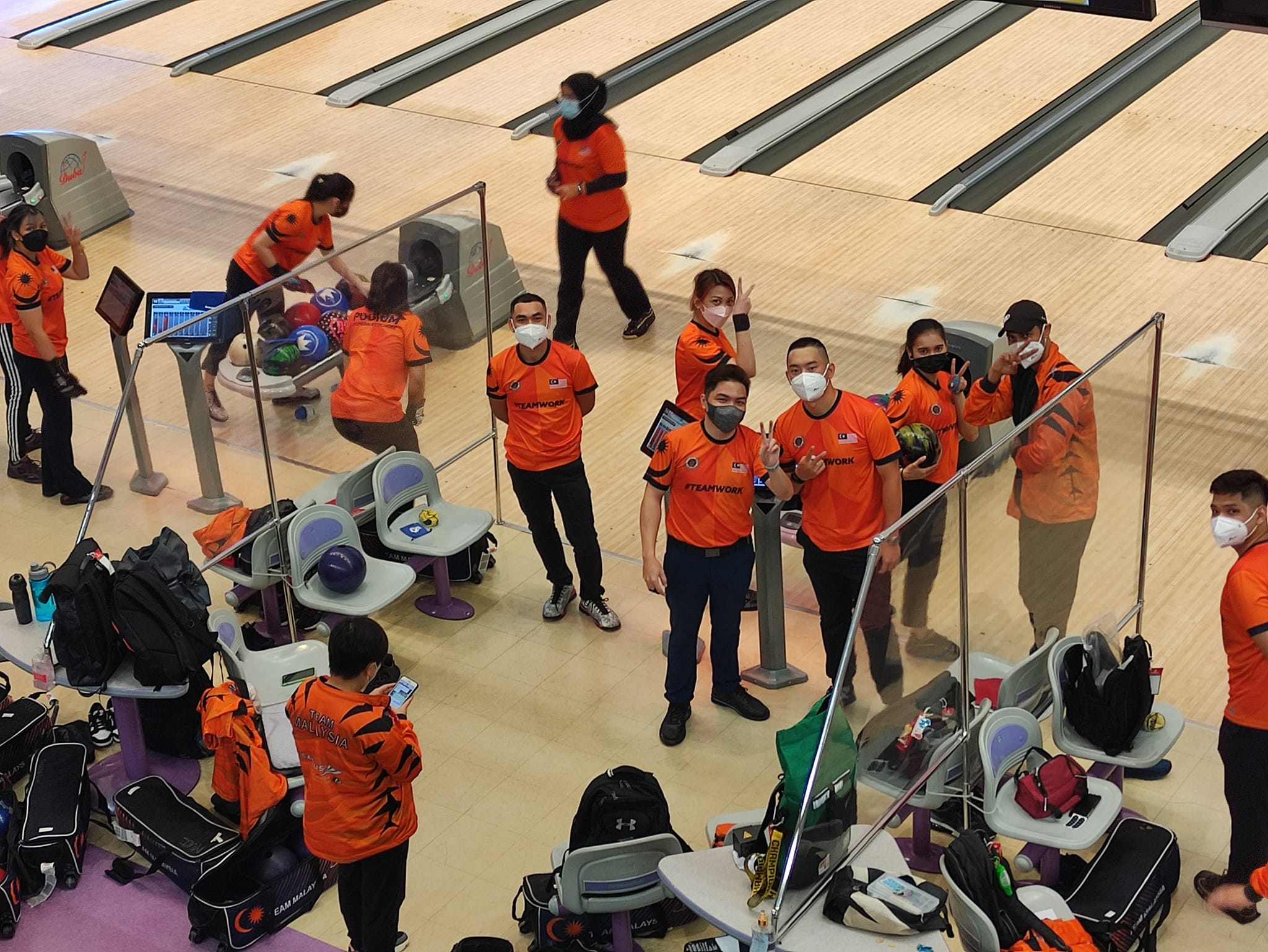 迪拜保龄球世锦赛  大马军团适应场馆