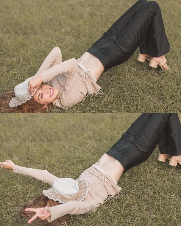 陈凯琳晒蚂蚁腰 肋骨尽现网惊呼：会不会断？