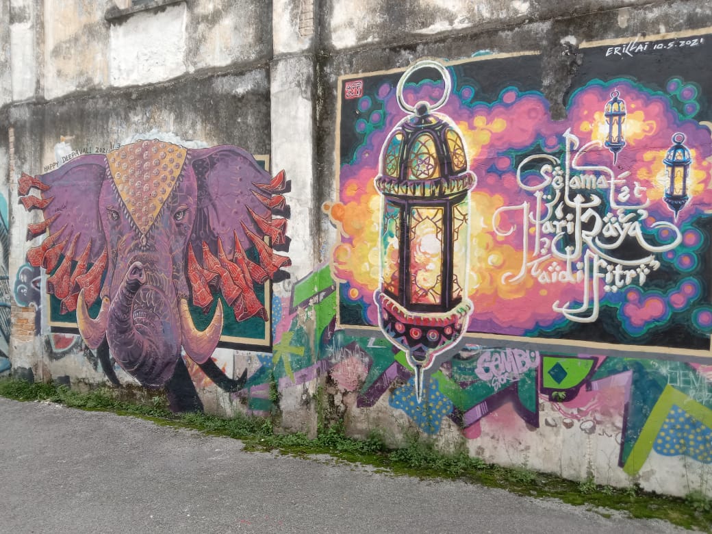 霹／版头／怡保壁画