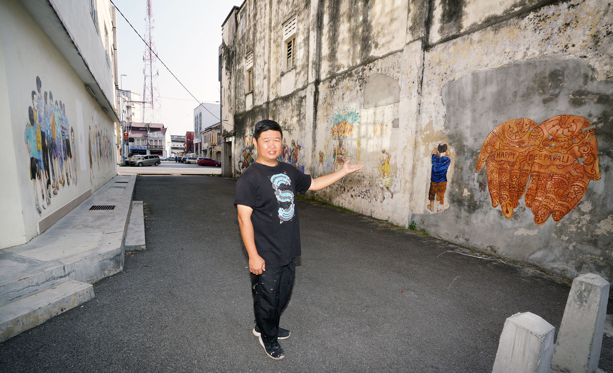 霹／版头／怡保壁画