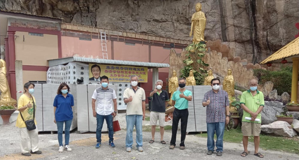 霹:观音洞圆通宝殿婴灵阁与行政楼 料农历新年前竣工