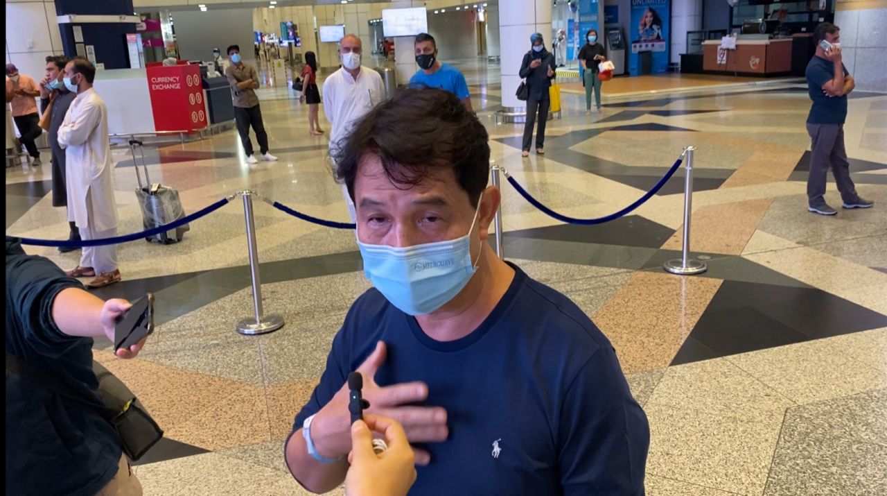 首批马新航空VTL旅客