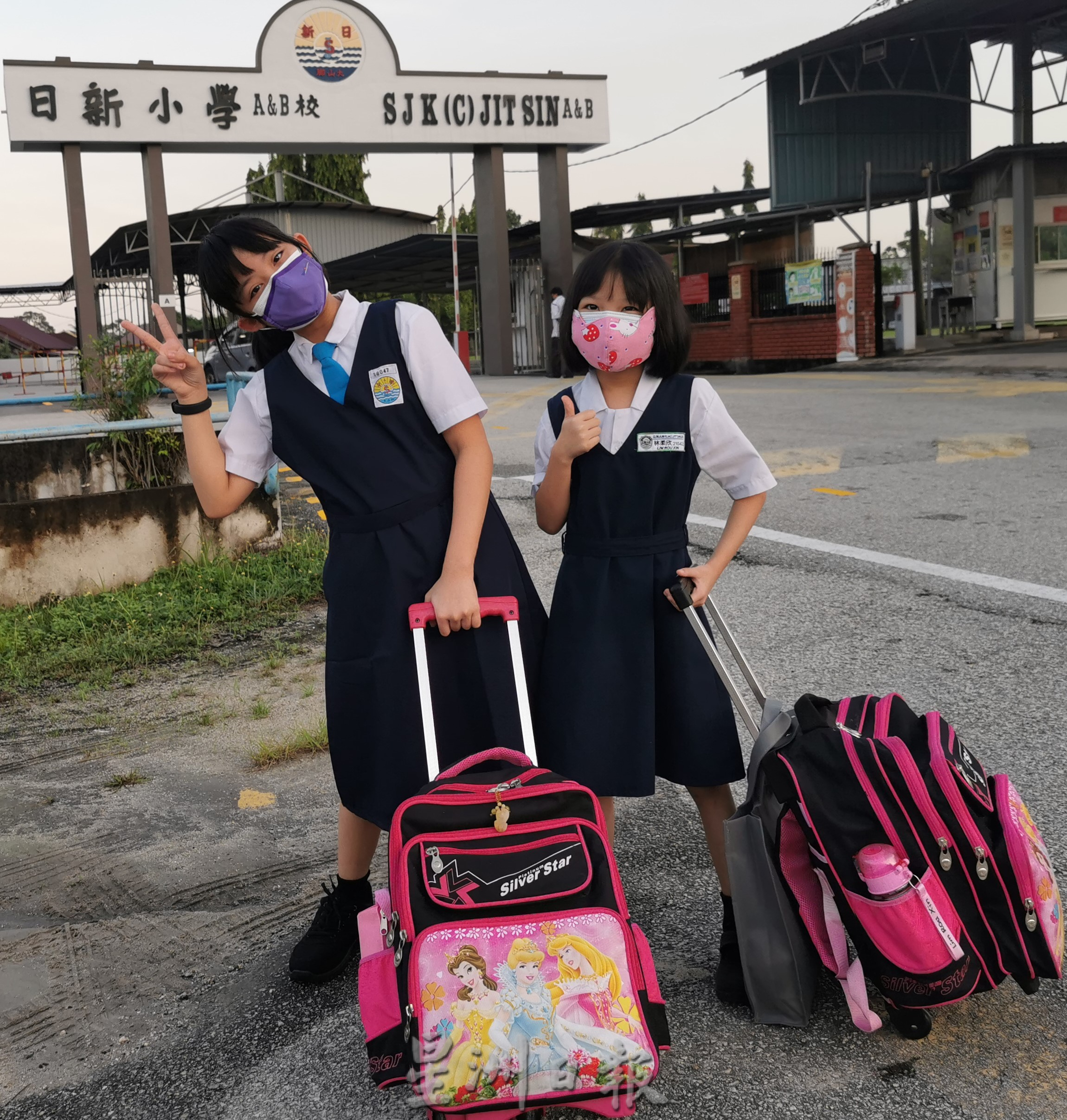 （大北马）借助科技，日新A校所有学生“同步上课”