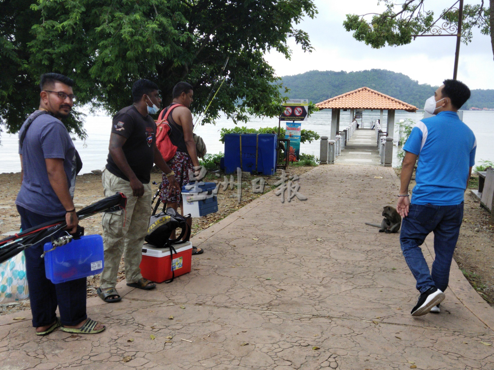 （大北马）平安岛海域迎来蓬勃的垂钓活动和跳岛游