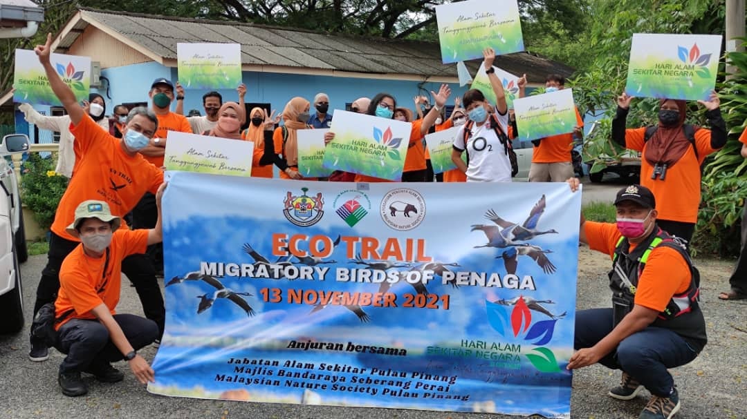 (大北马)槟环境局通过观察候鸟生态系统计划,也监测槟州海水质量。