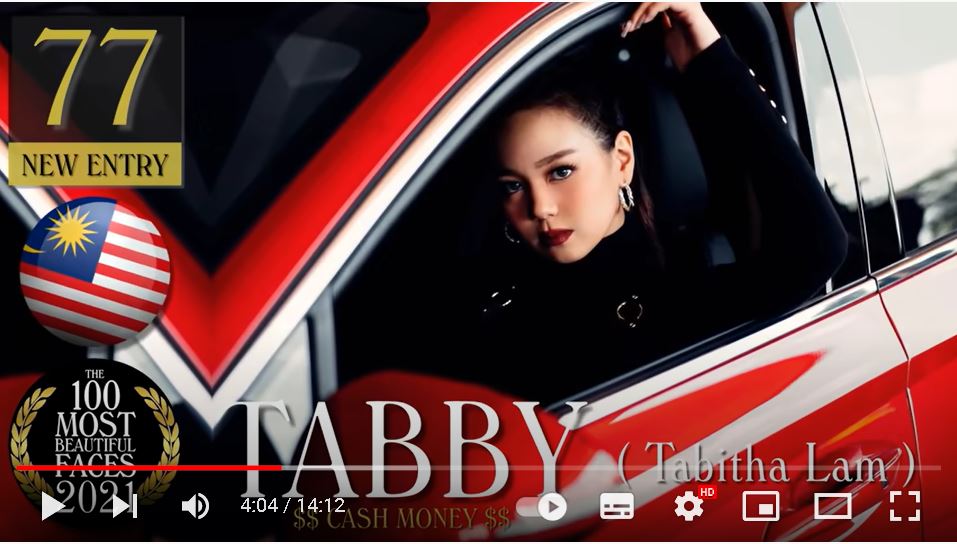 2021全球百大帅哥美女出炉 大马女团成员塔碧第77名