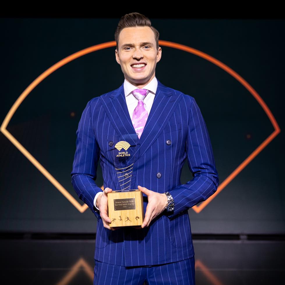 2021年世界田径颁奖礼 瓦尔霍姆(汤普森)膺男女最佳