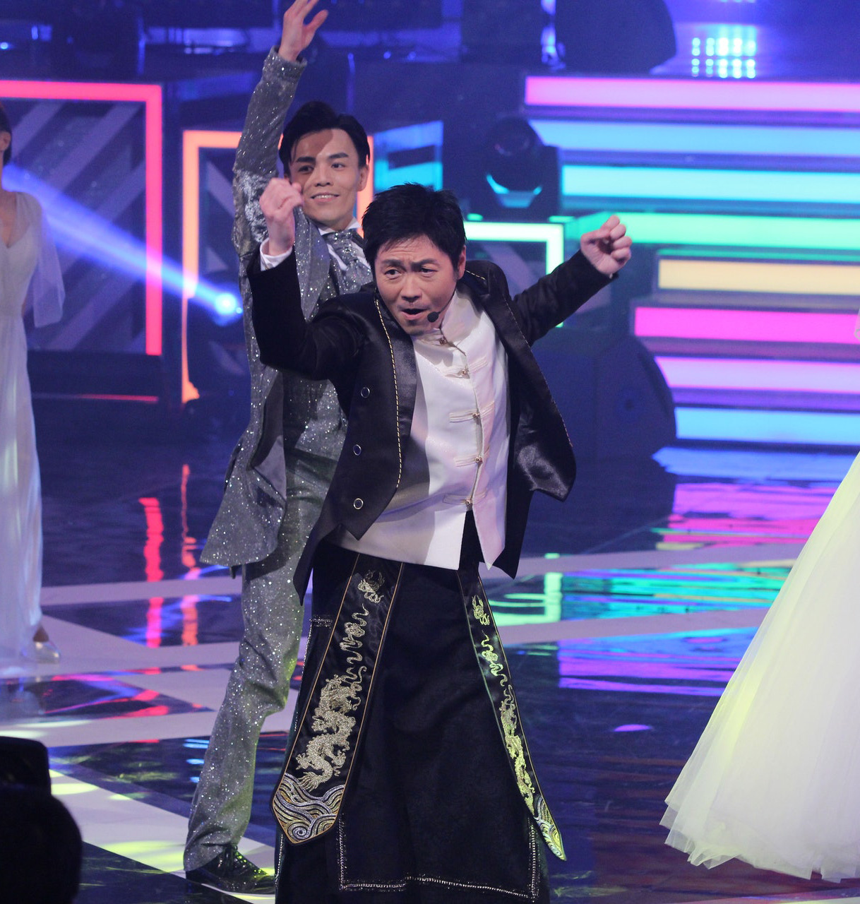 《欢乐满东华2021》|李思捷模仿四大天王 嘴形不对被质疑假唱