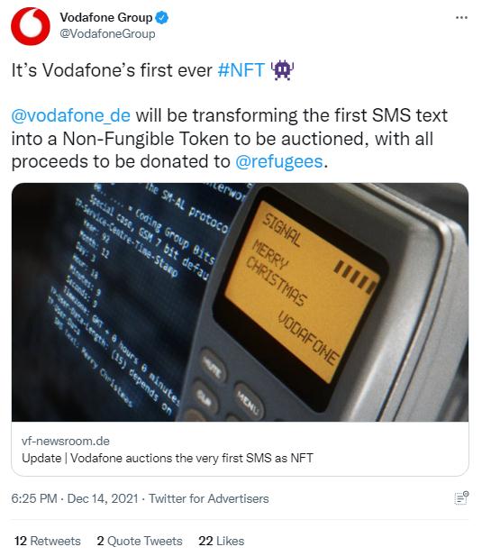 世界第一条短信将被拍卖 预估成交价最高达20万欧元!