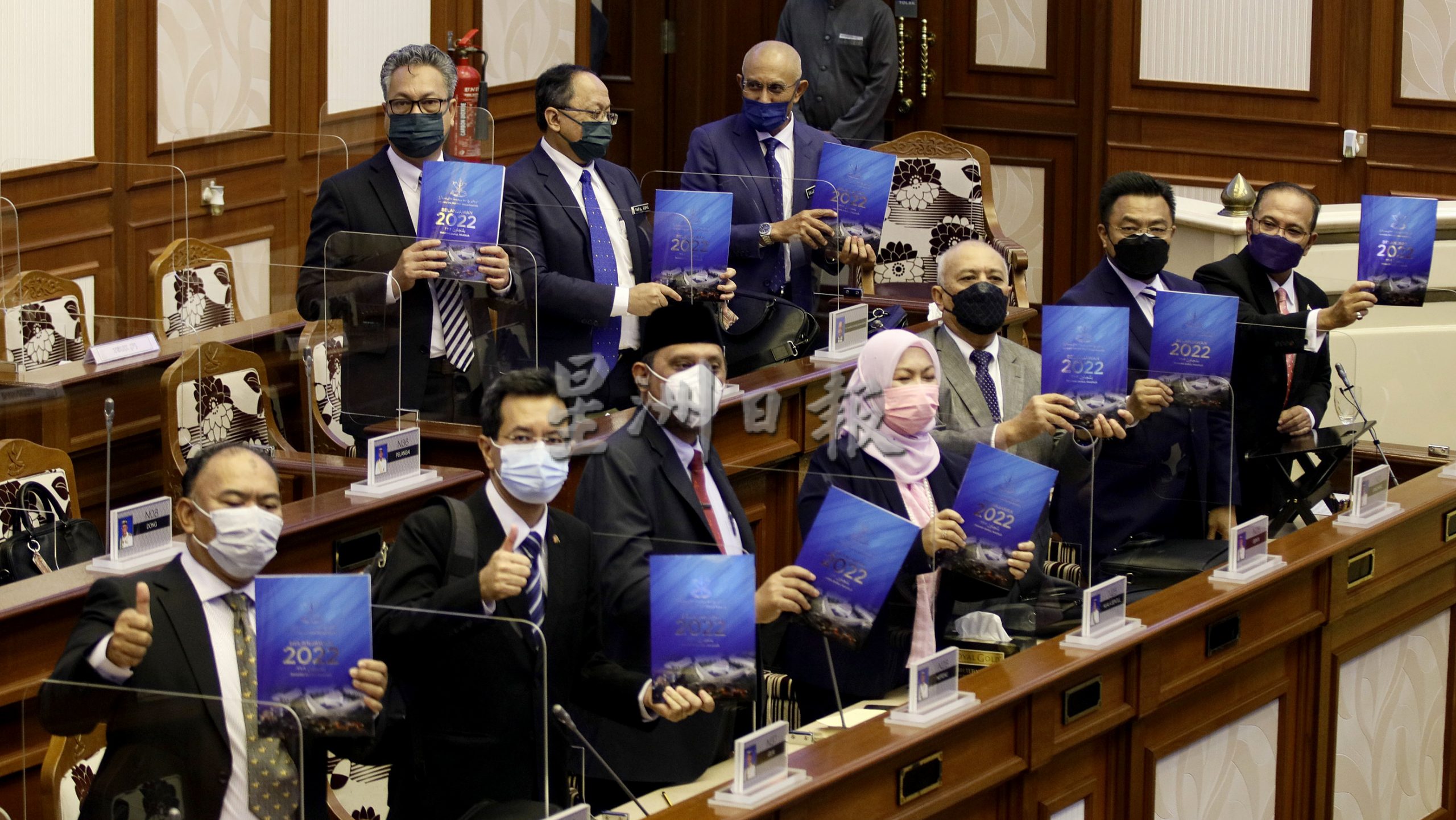 东:彭大臣:彭州2022年度预算案显示579万令吉盈余。