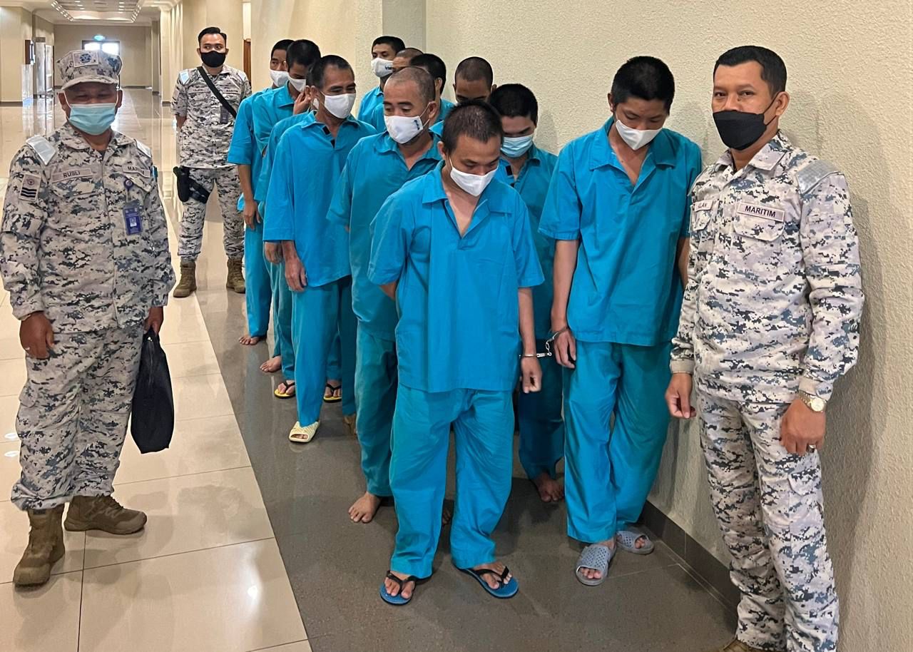 东:非法闯入大马海域,越南渔船舵手及渔民总共面对1260万令吉罚款。