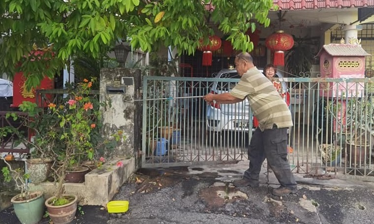 义务消防队捉蛇被咬幸无恙 小蛇爬入邮箱居民受惊