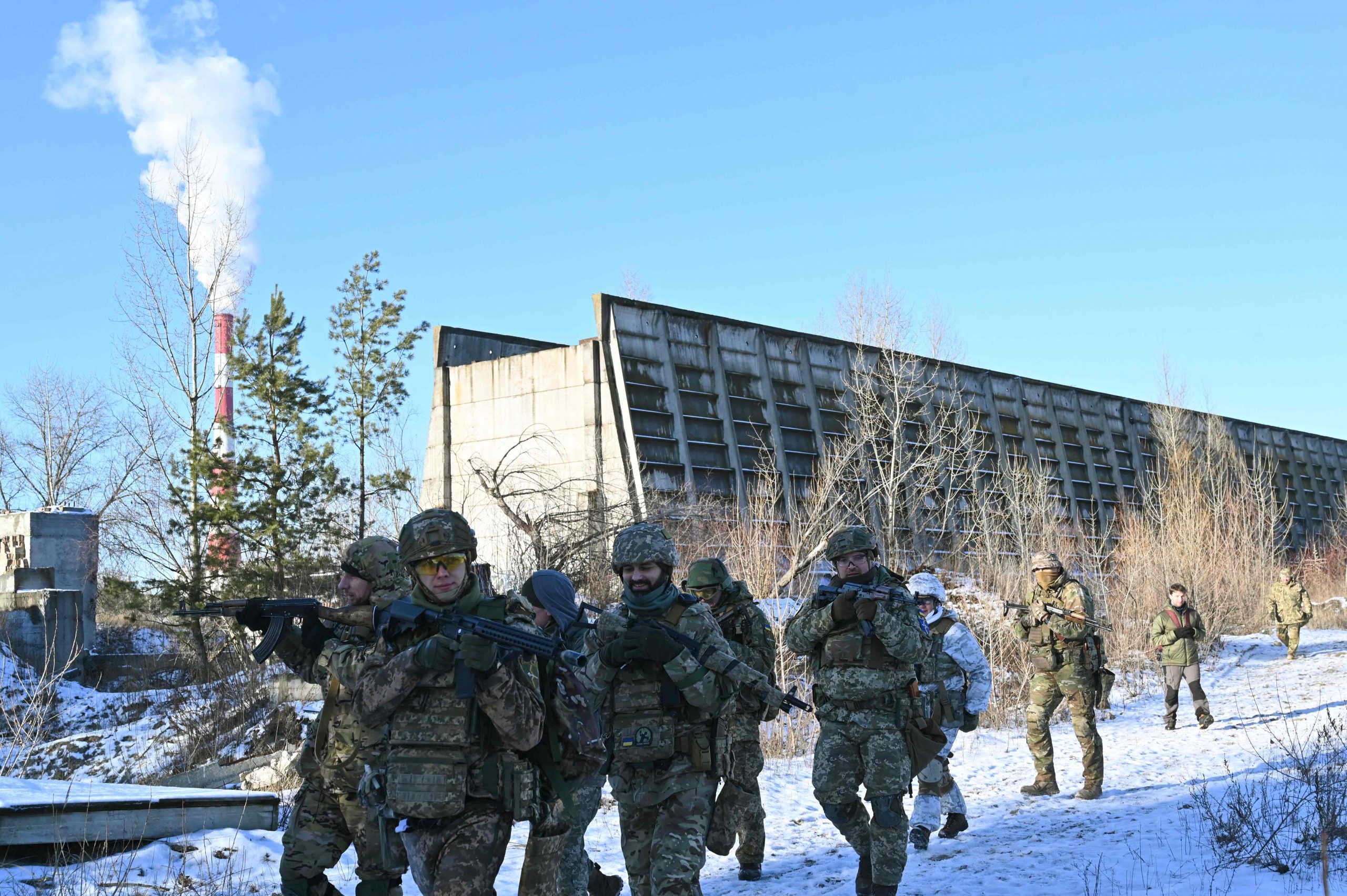 乌克兰/为防俄罗斯全面入侵 训练平民上战场