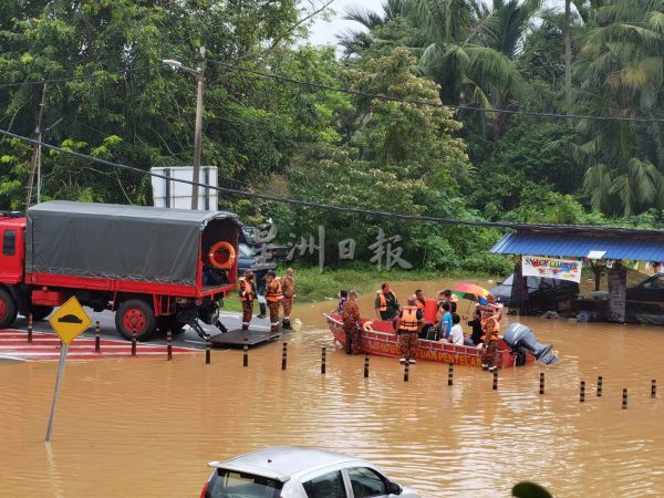 供FB/宁宁河水涨引水患,鳄鱼也上岸避难