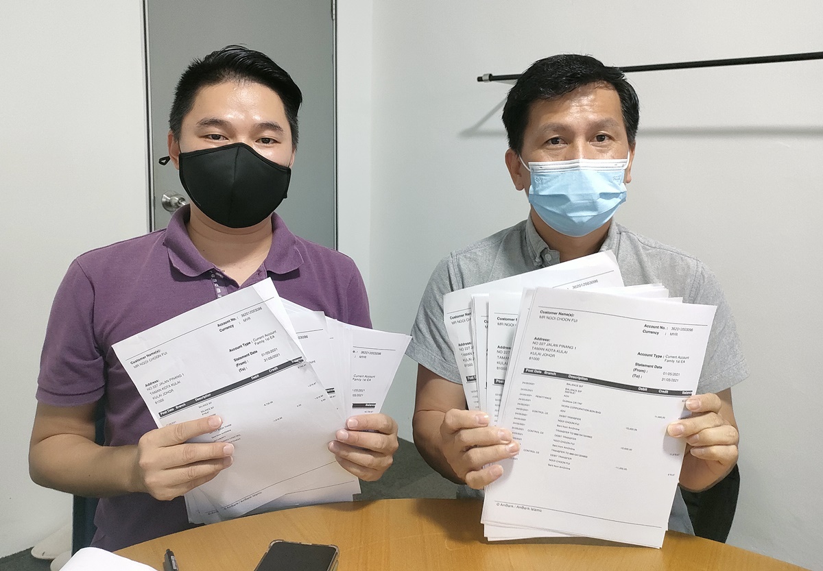 **已签发(请置头条)**柔:封面:副文:只为每星期多赚100令吉,技工网上找兼职沦钱驴还惹官司被罚款