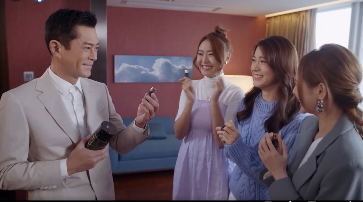 携黄诗棋林宣妤戴祖仪拍广告 古天乐讲马来话销精油