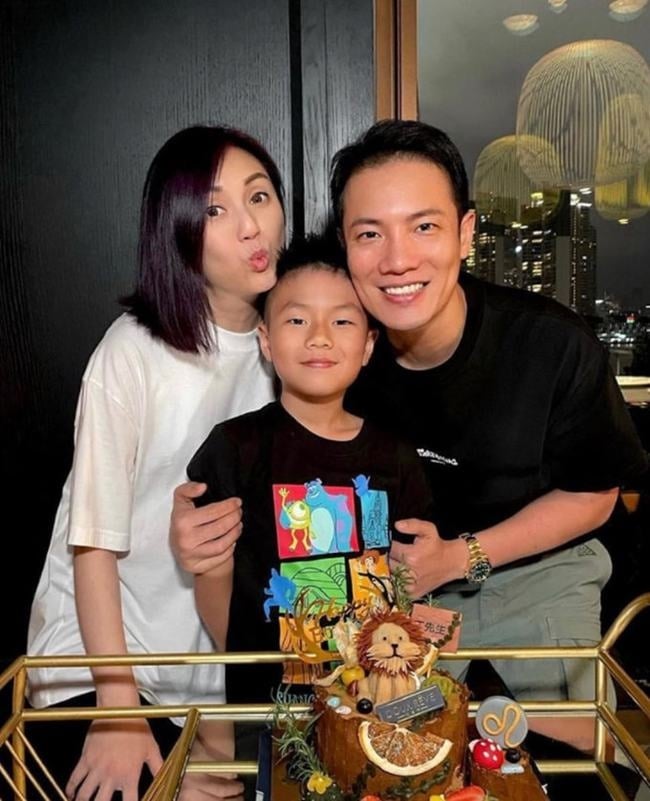 杨千嬅被曝举家移居上海 9岁儿子入读顶级学校