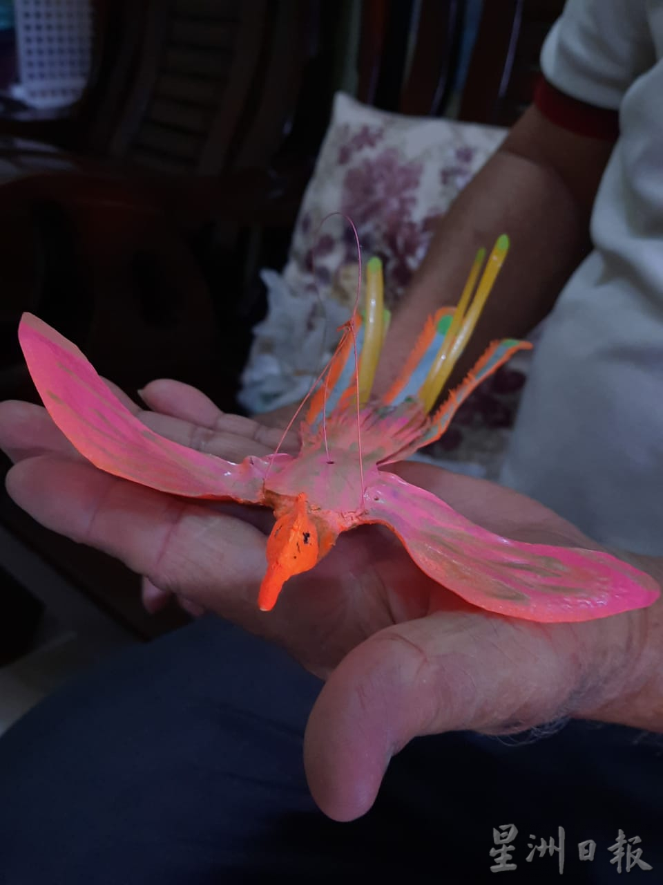 柔:今日面谱:75岁老人,巧思妙想用塑料瓶制作灯笼