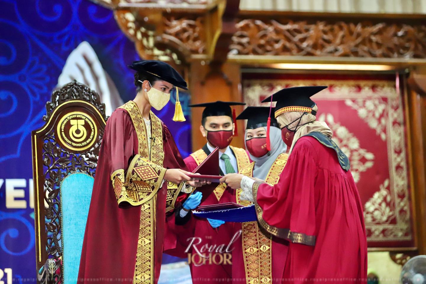 柔:受委名誉署理校长 柔王储妃盼发扬工大