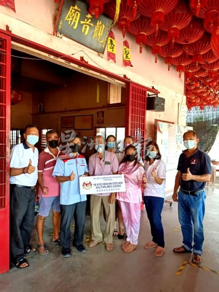 柔:实廊观音庙获礼让国会议员拨6千建庙基金