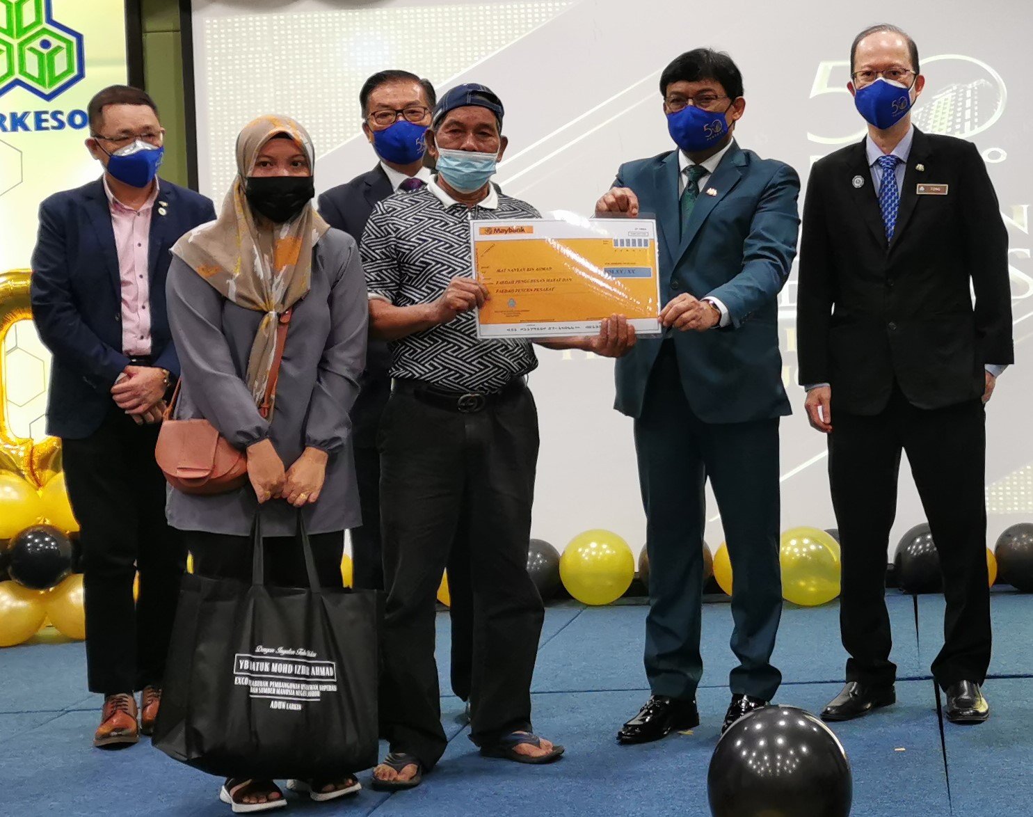 柔:莫哈末依扎:去年至今年6月 柔社险助2.9万失业者谋职