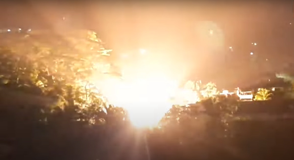 沙亚南变电站疑因水灾影响·惊传起火两度爆炸