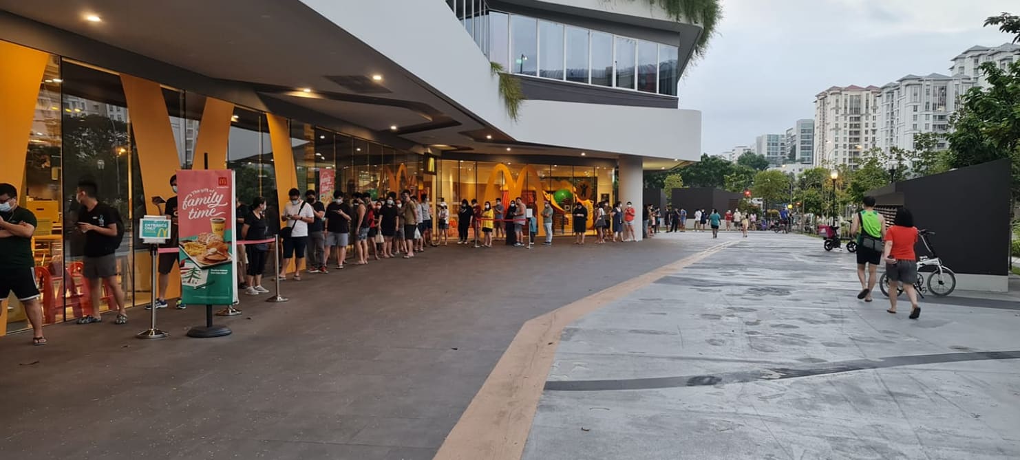 狮城麦当劳限量野餐套组 民众转身网上卖185元