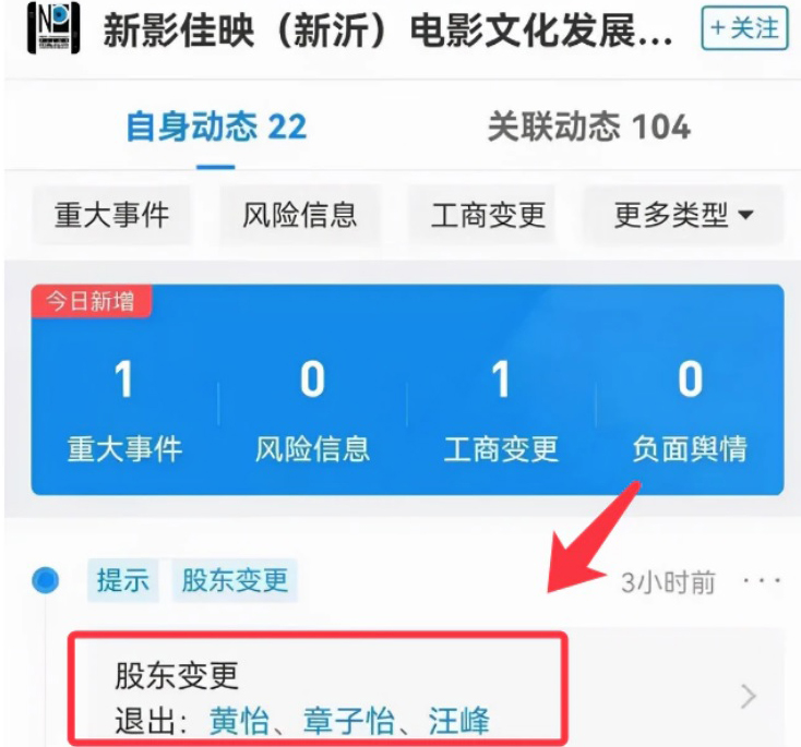 章子怡汪峰要出大事? 突退出共同投资公司