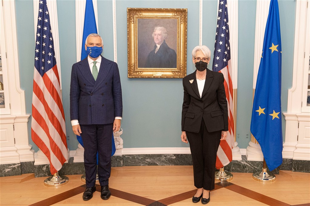 美欧外交高层对话 强烈关切北京在台海行径