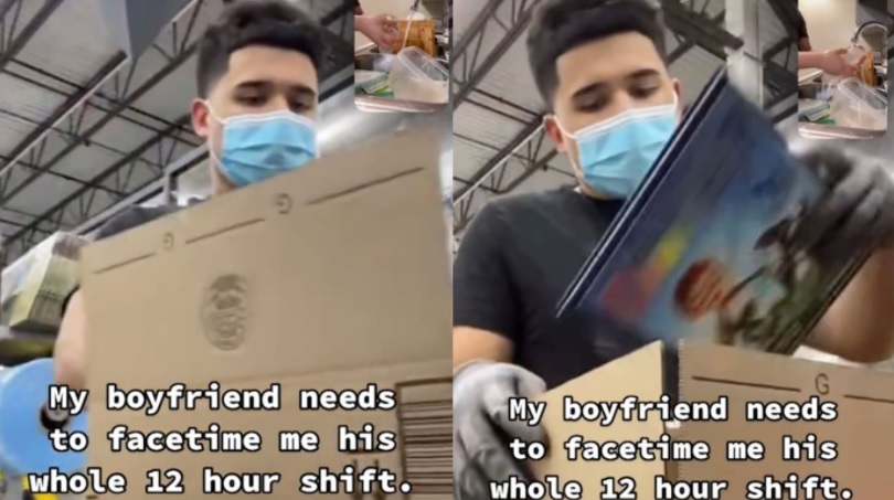 要男友工作开视频全程监督 女子：信不过其它女生