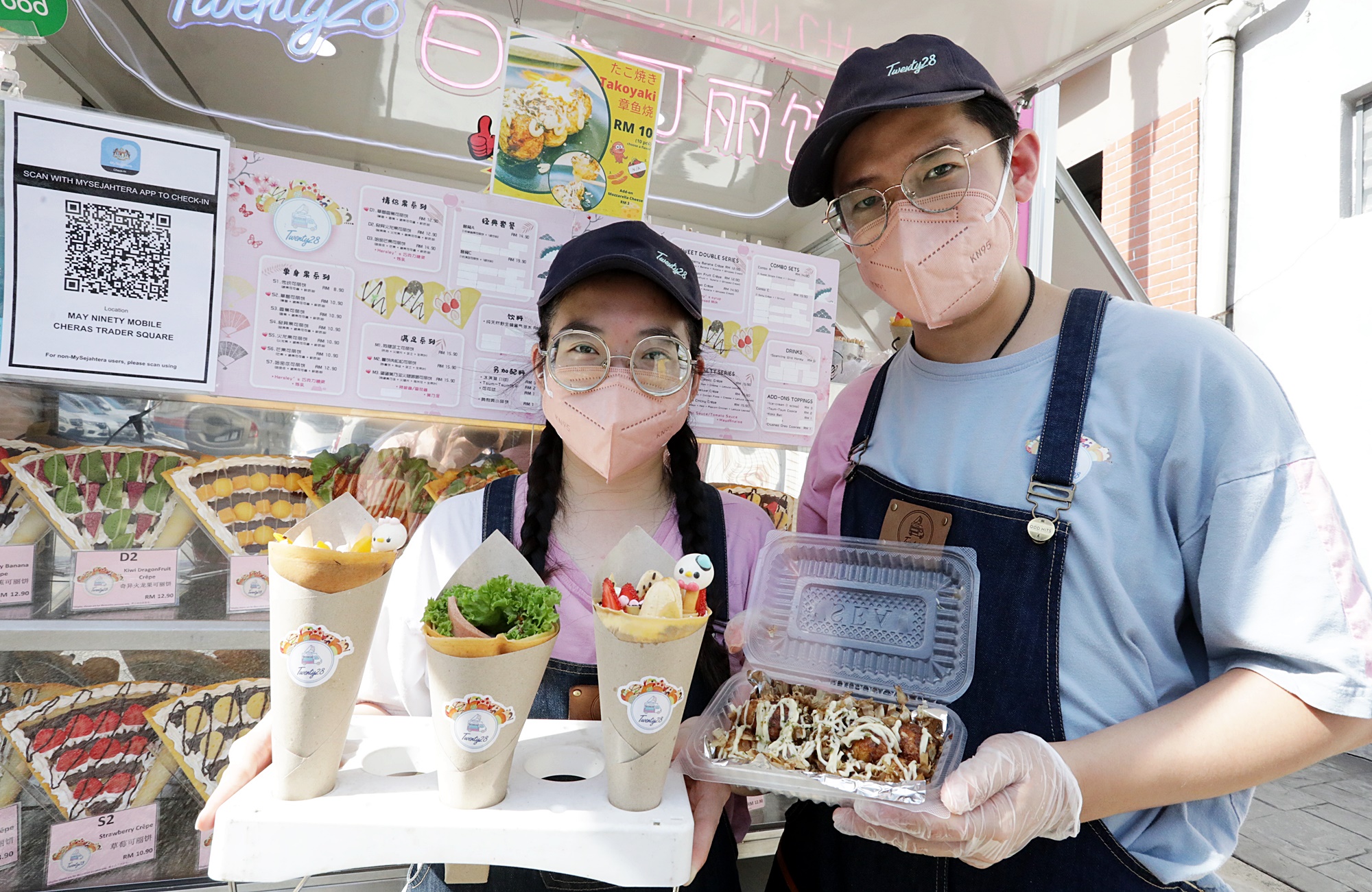 （5日见报）大都会 / 吃遍雪隆- Twenty28日式可丽饼餐车 / 14图 