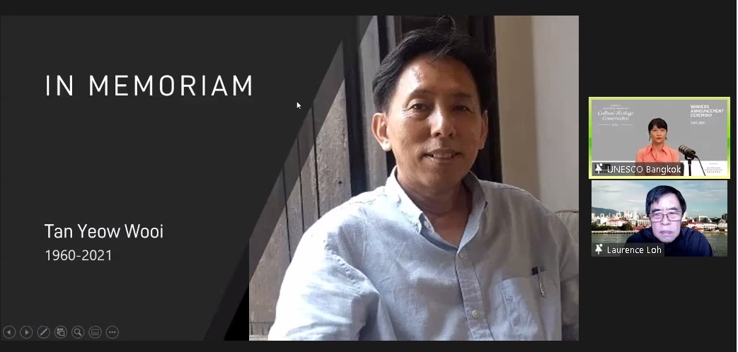 (全国版)大伯公街福德祠获亚太区2021年文化遗产保护奖的功绩奖