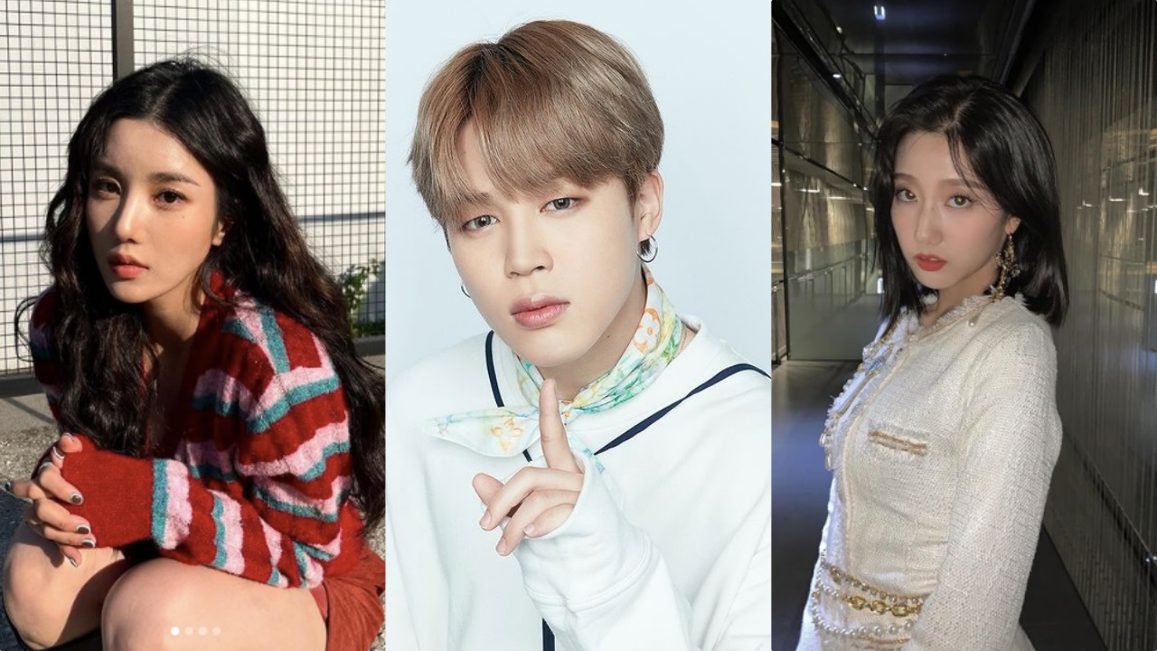 JIMIN@BTS被扒网上传情 洛杉矶密会两女团成员