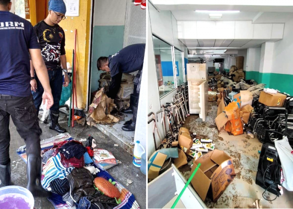 RM100,000 loss as Uncle Kentang’s store under flood water