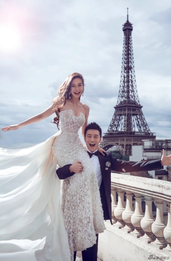 ah世纪婚礼回顾 黄晓明曾誓言把Baby宠坏