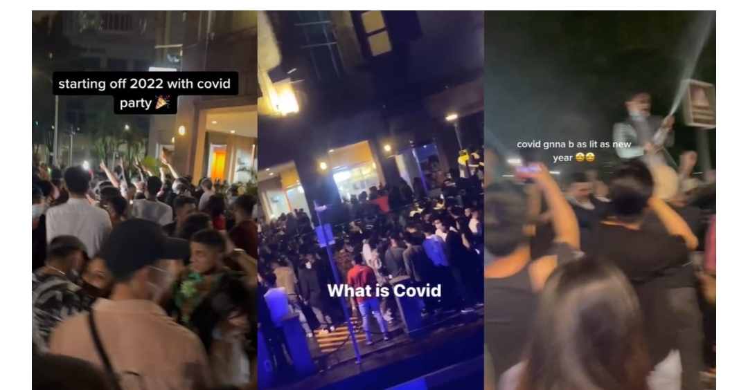 上百人聚集克拉码头开跨年派对 网民忧“病毒也在狂欢”