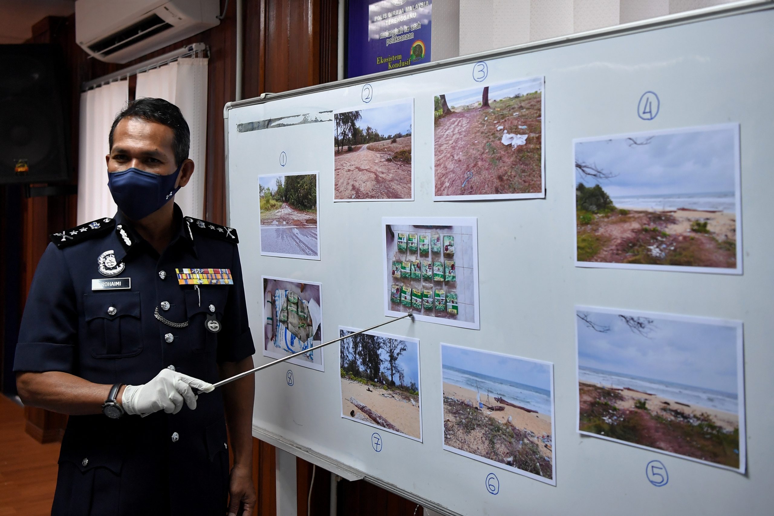 东:登州警方发现沿海路线运毒新手法