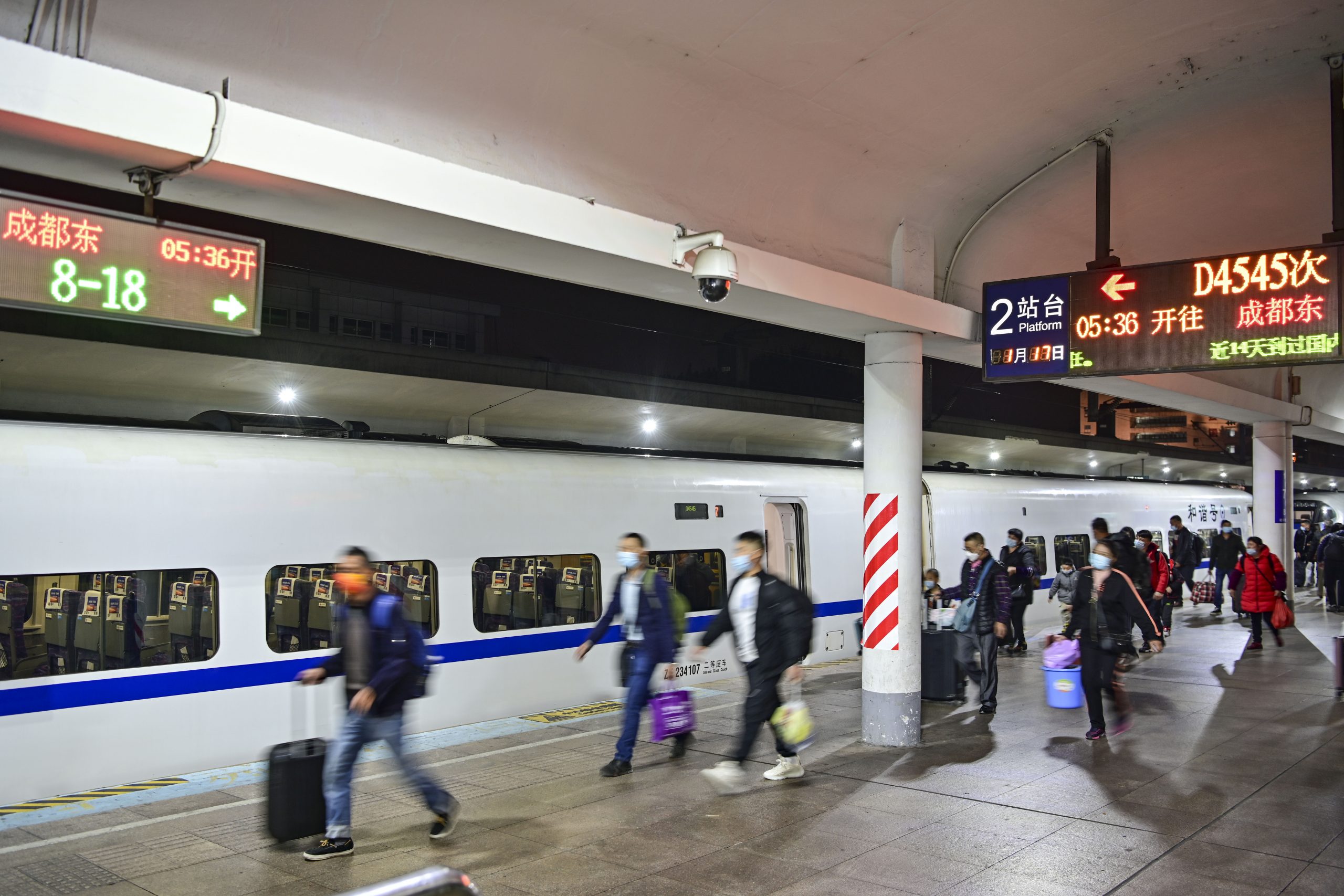 中国春运周一开始