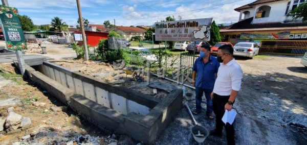 供fb/芙小甘密新村预防水灾,再获21万令吉拨款提升排水系统