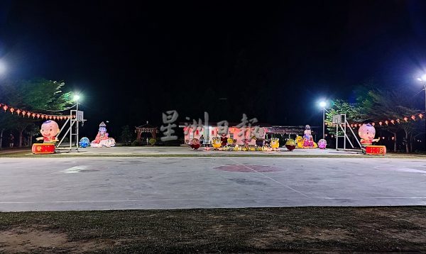 供FB／马口新春布置年味浓，来　拍照打卡